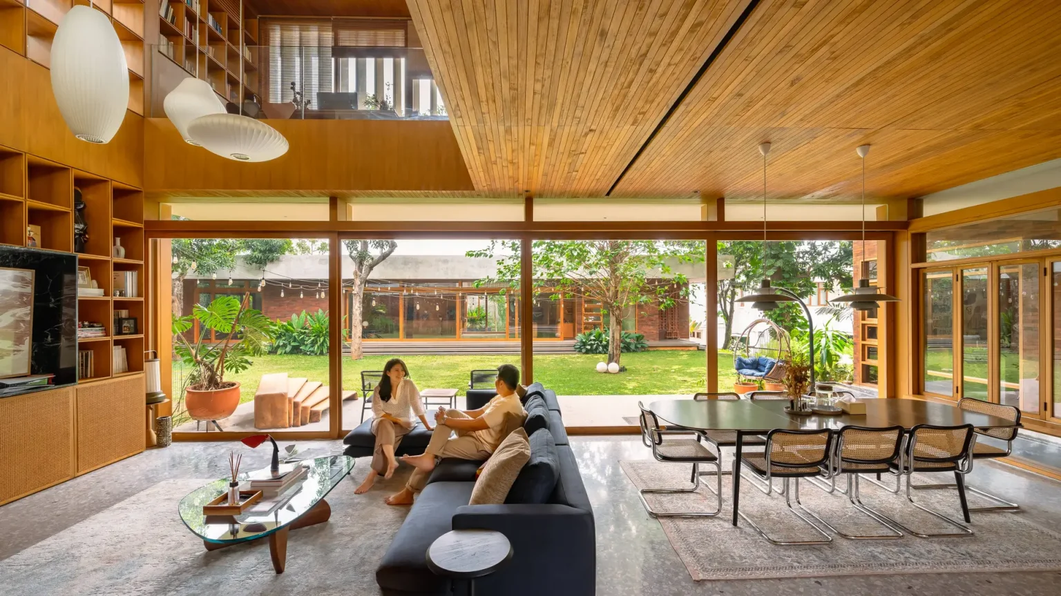 Inside An Architects Mid Century Modern Home Inspired By Frank Lloyd Wright