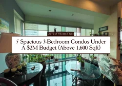 5 Spacious 3 Bedroom Condos Under A 2M Budget Above 1600 Sqft