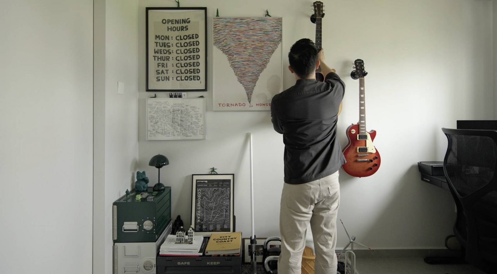 Inside A Photographers Concrete HDB Home Filled With Designer Pieces 17