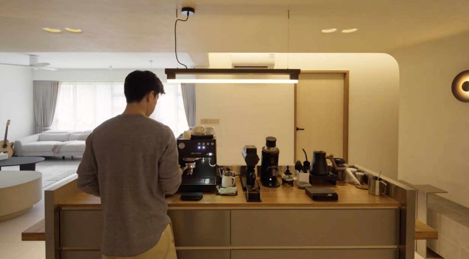 Inside A Cosy Home Cafe Designed With A Unique Coffee Bar 23