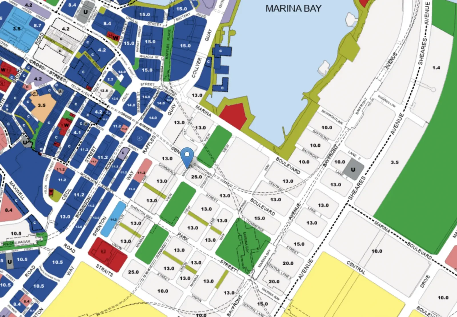 Marina Bay URA Master Plan