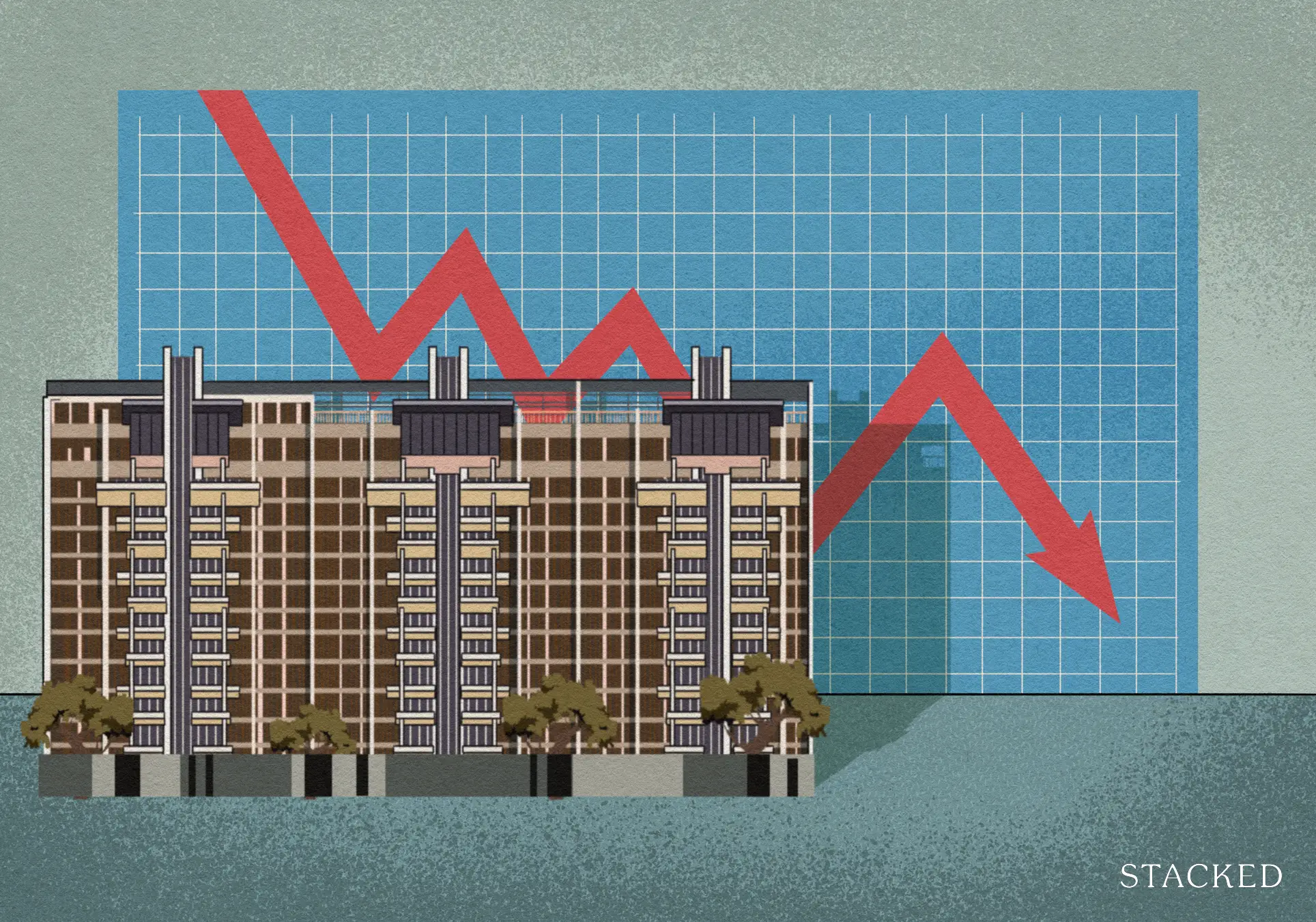 property price down singapore