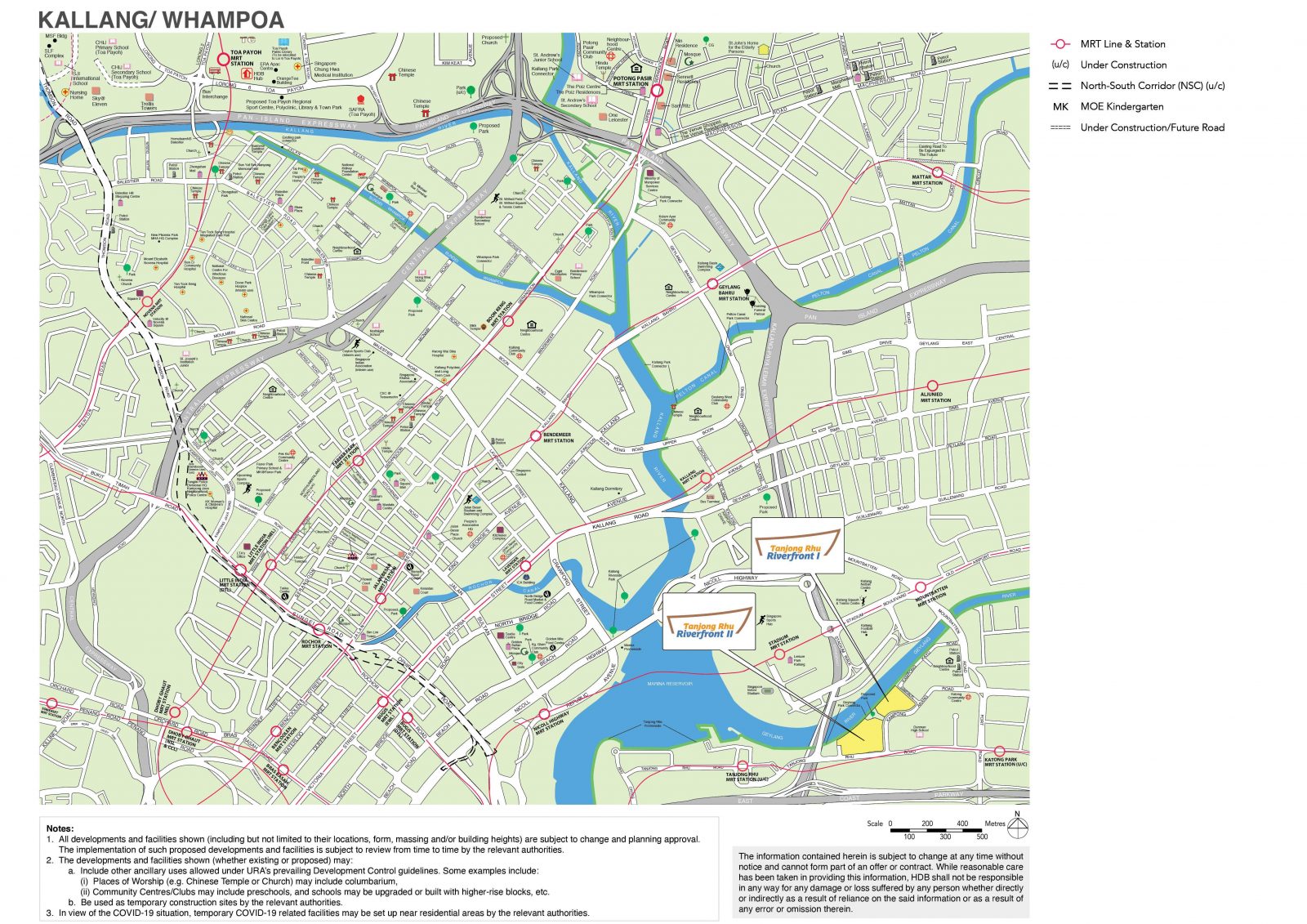 Tanjong Rhu Riverfront I II Location Map