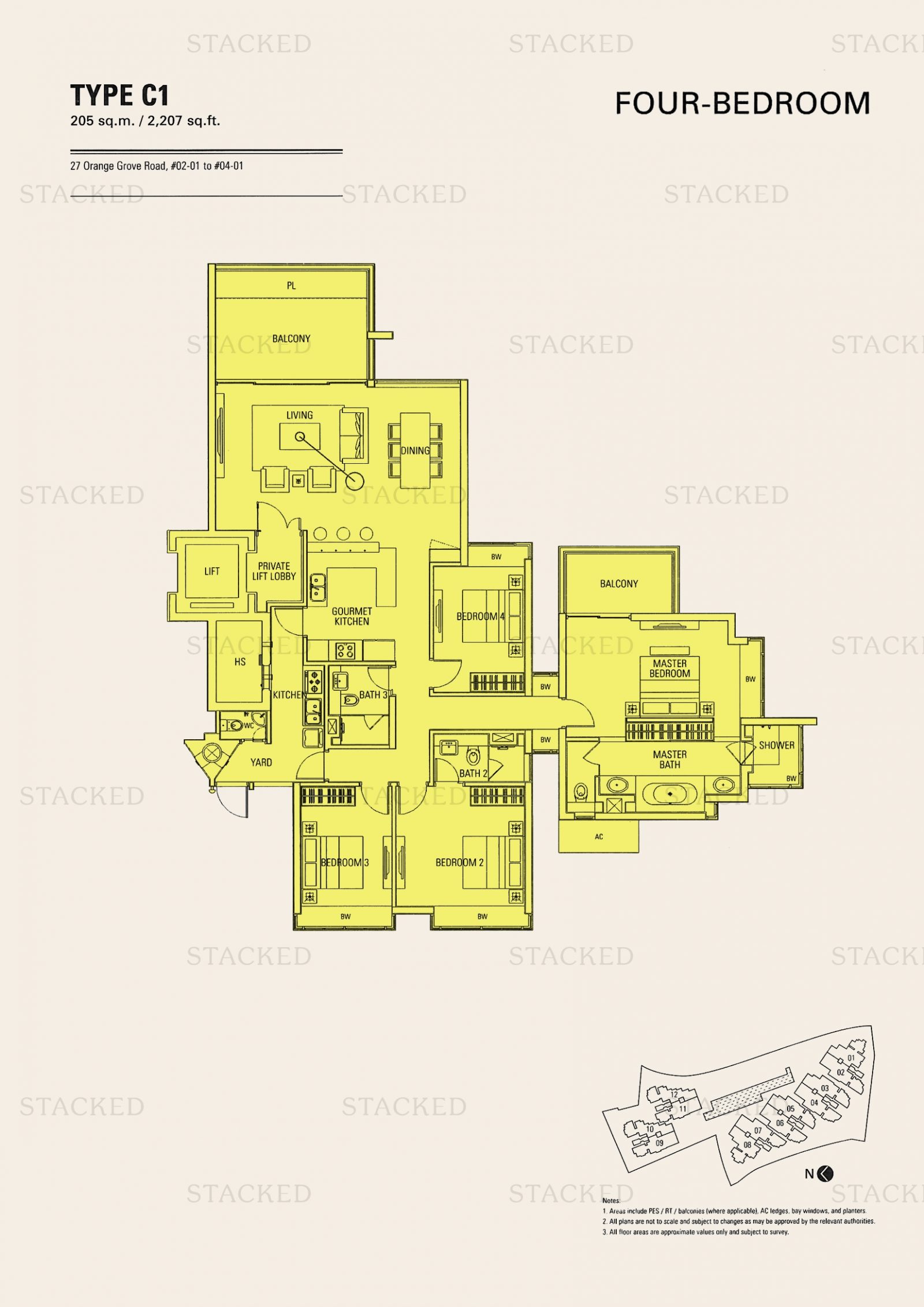 Orange Grove Residences floor plan 3