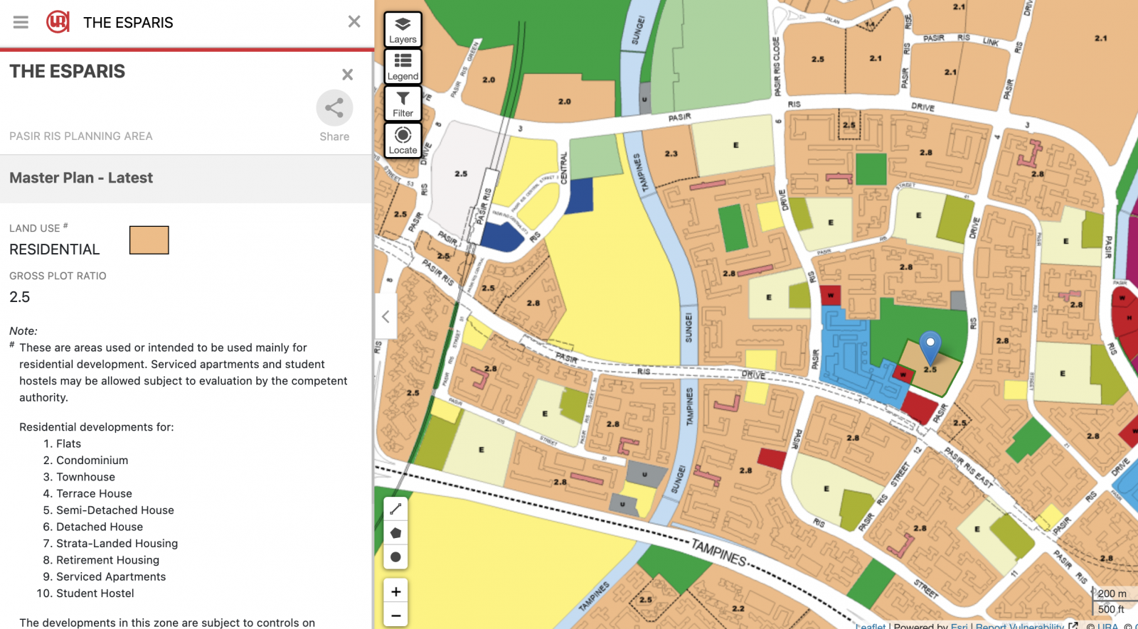 2. The Esparis Master plan