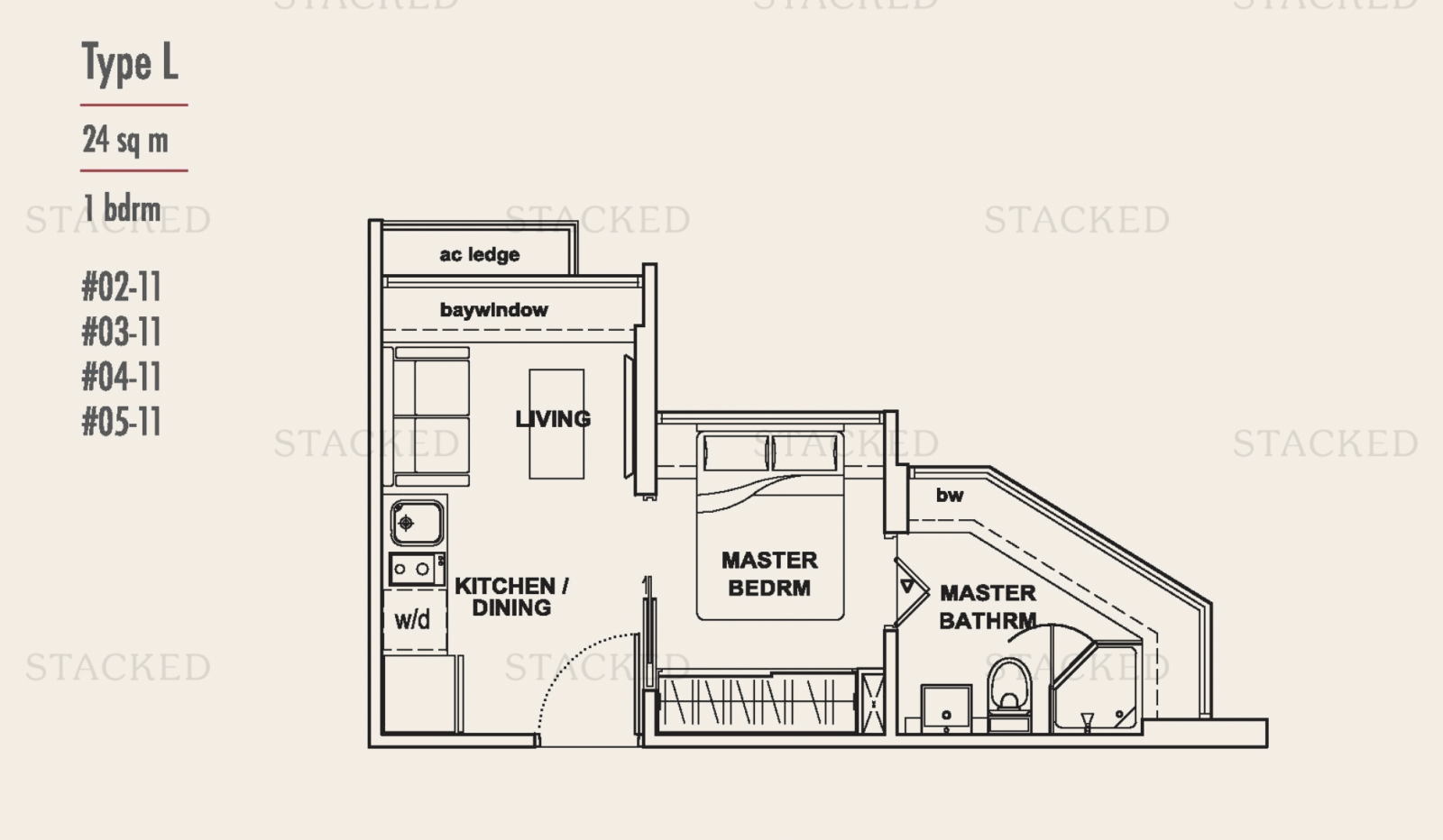 suites Guillemard floorplan