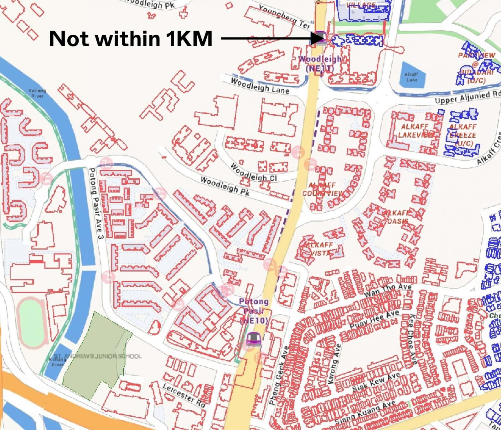 the woodleigh residences st andrews junior 1km