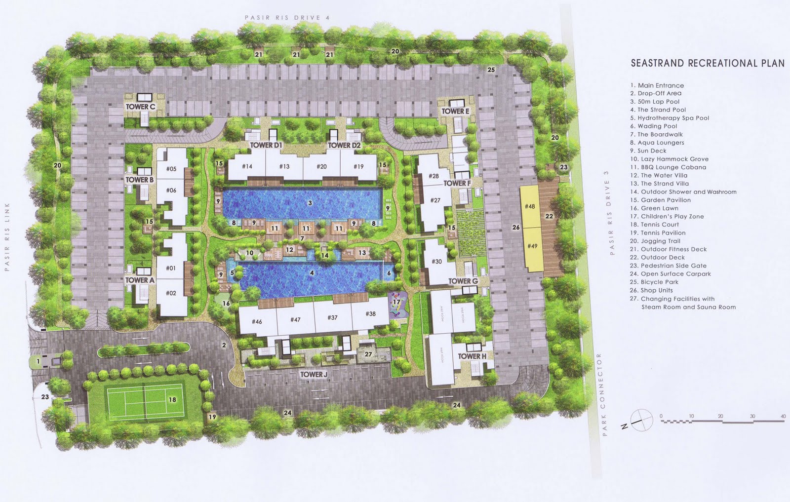 seastrand siteplan