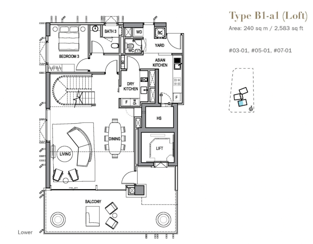 3 orchard by the park floorplan