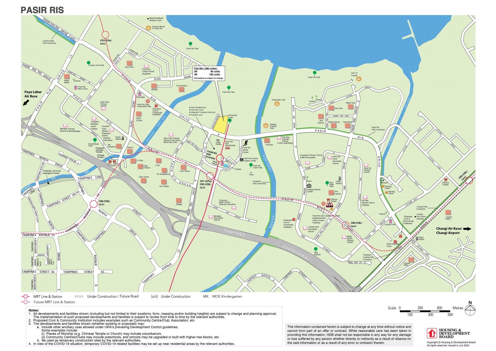 Pasir Ris 1 Oct 2024 BTO Location