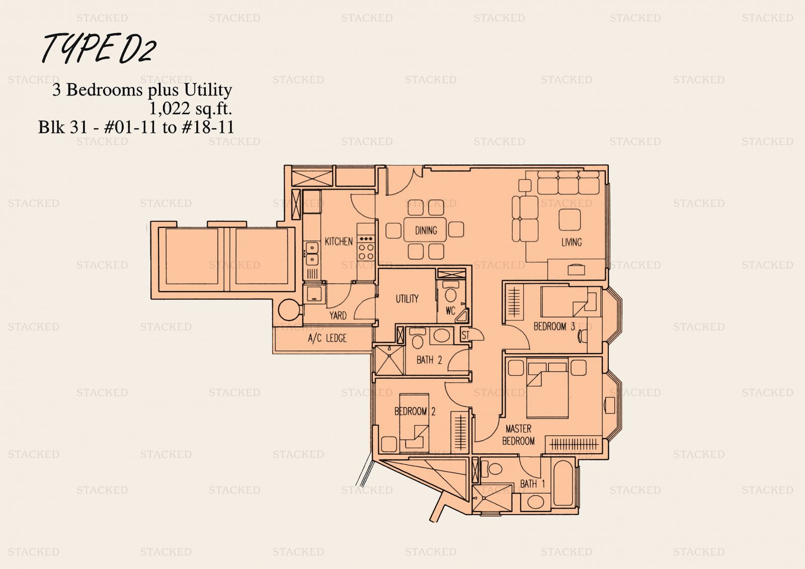 Evergreen Park floor plan