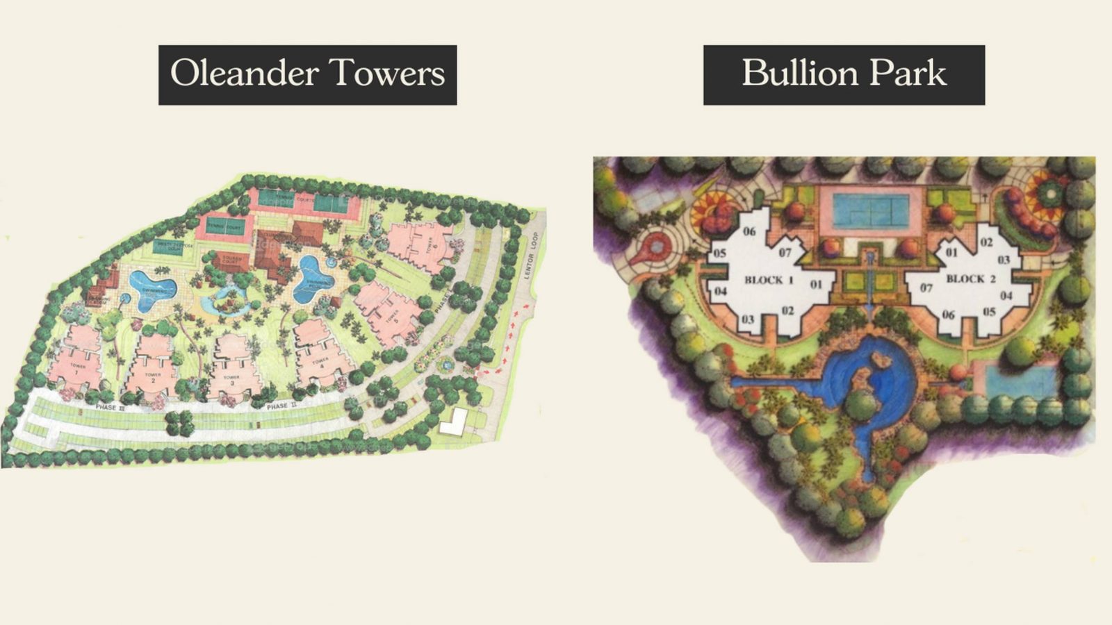 Oleander Towers vs Bullion Parrk