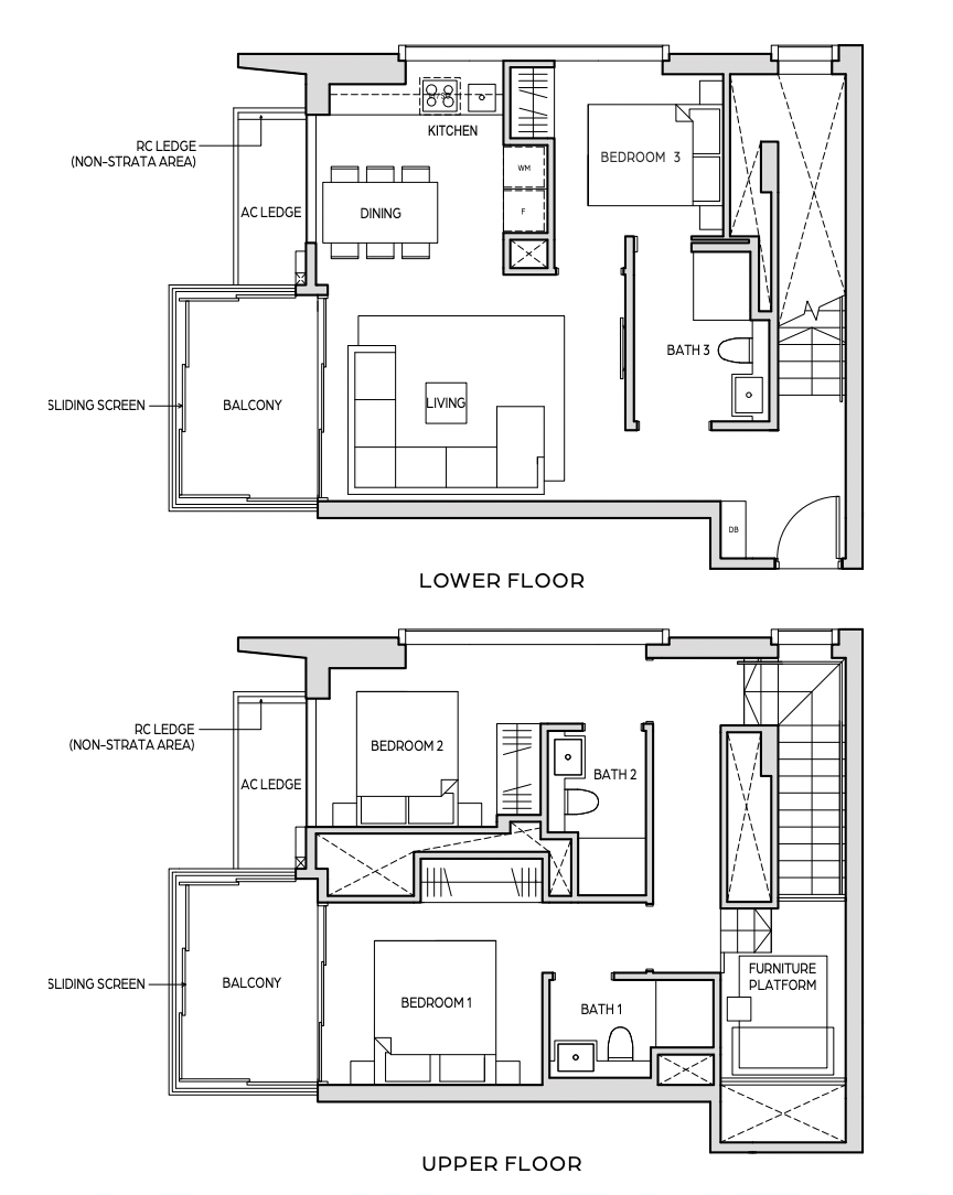 midtown bay 3 bedroom