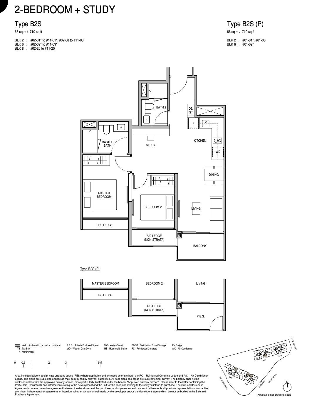 21. Norwood Grand 2BR Layout