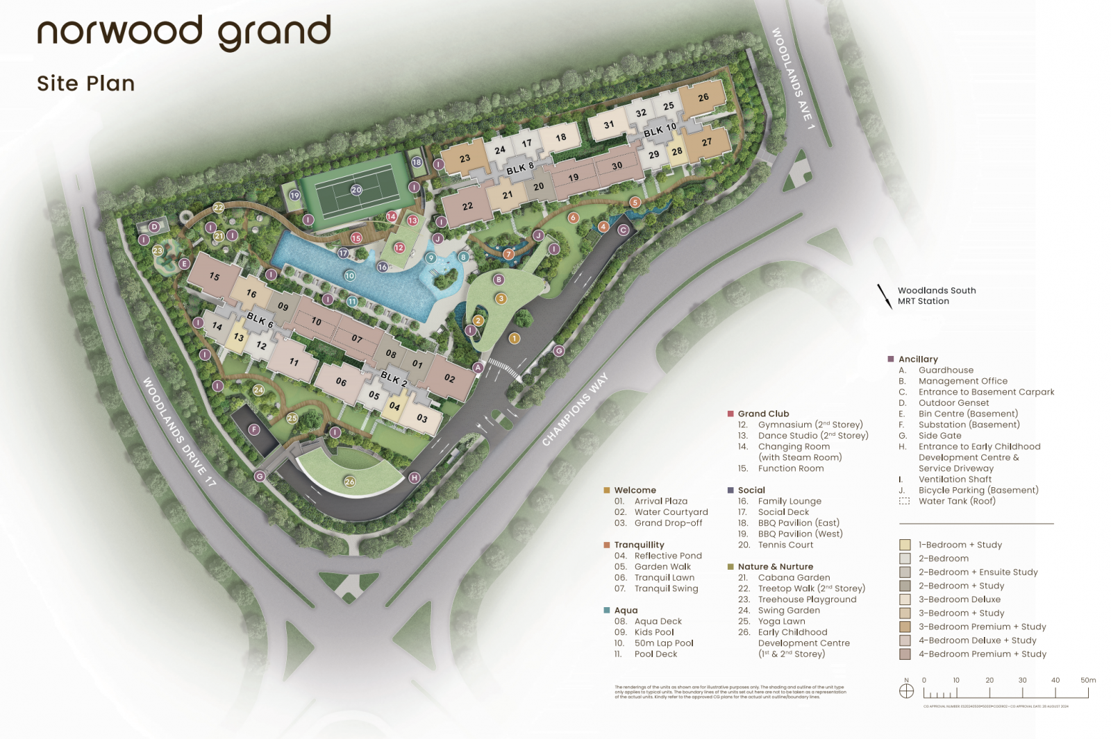 64. Norwood Grand site plan