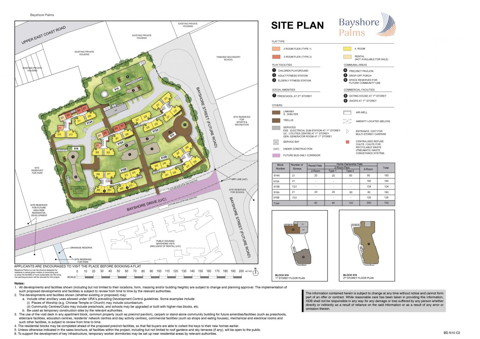 Bayshore Palms Site Plan