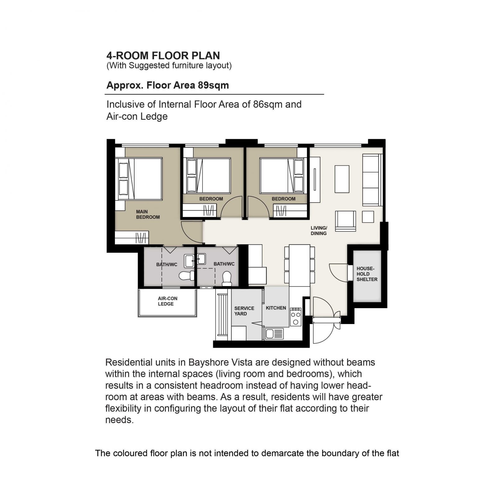 Bayshore Vista 4 Room