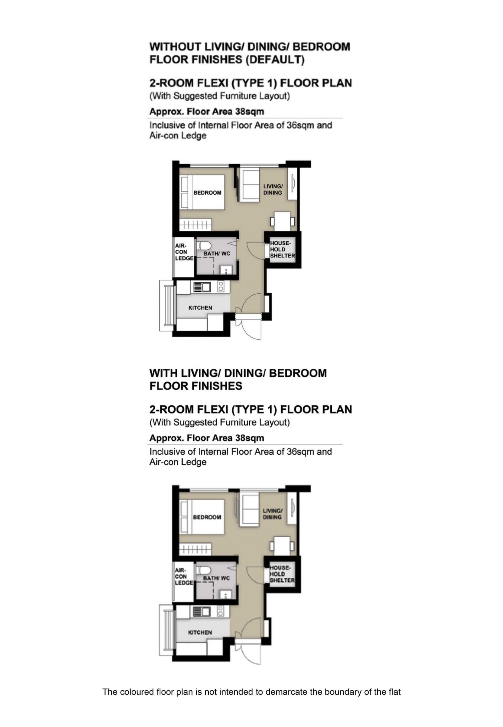 Central Trio @ AMK 2 Room Flexi Type 1