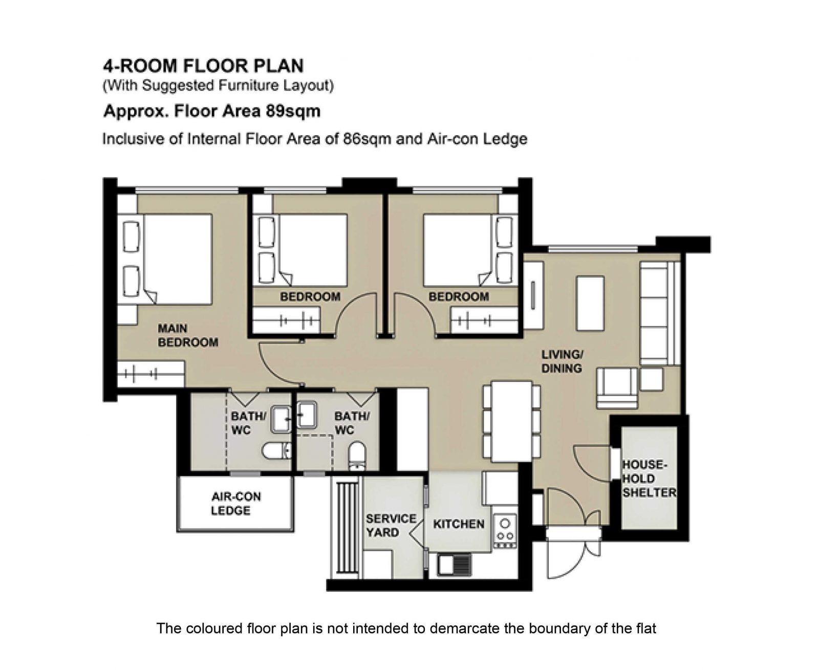 Merpati Alcove 4 Room