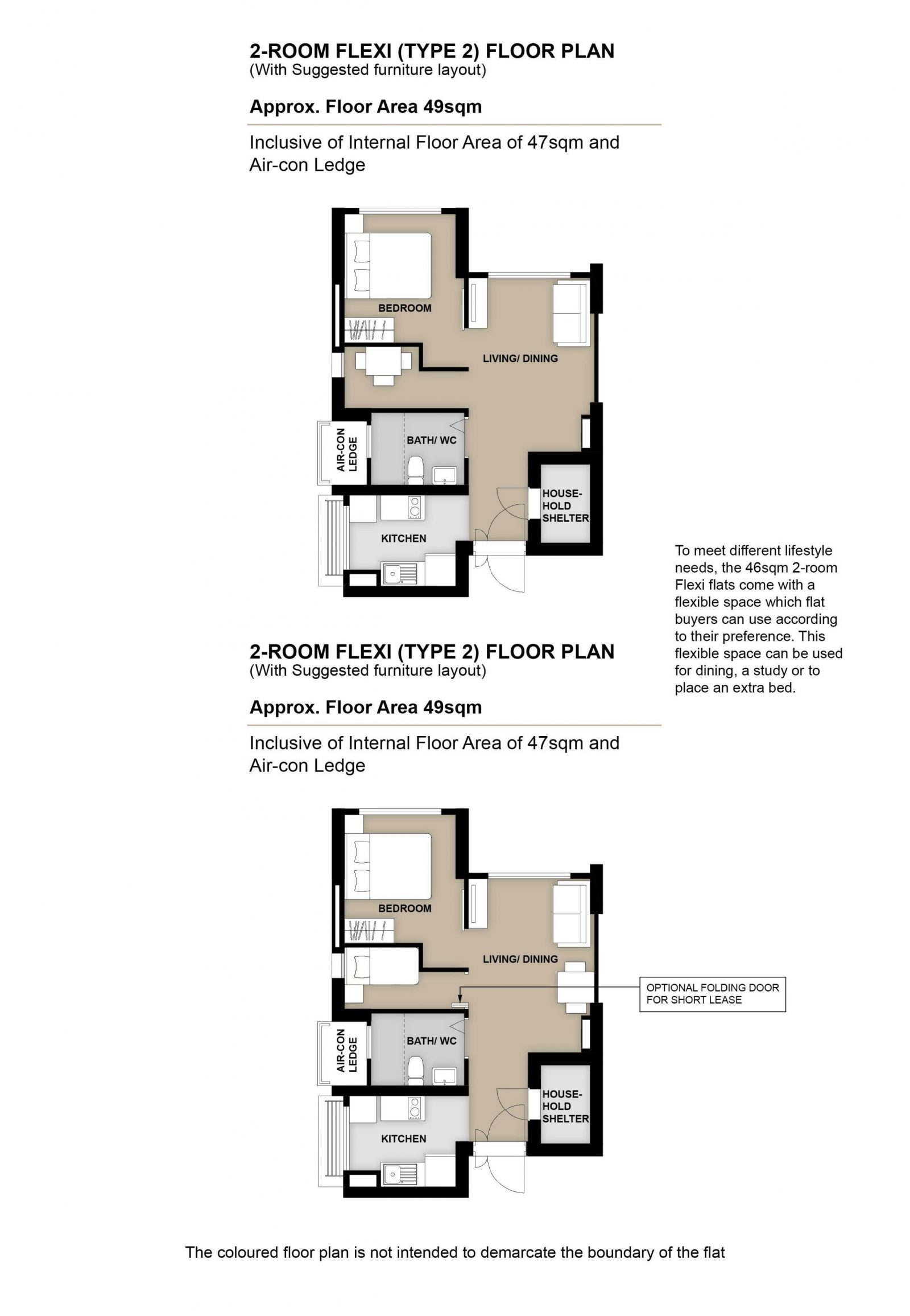 Fernvale Sails 2 Room Flexi Type 2