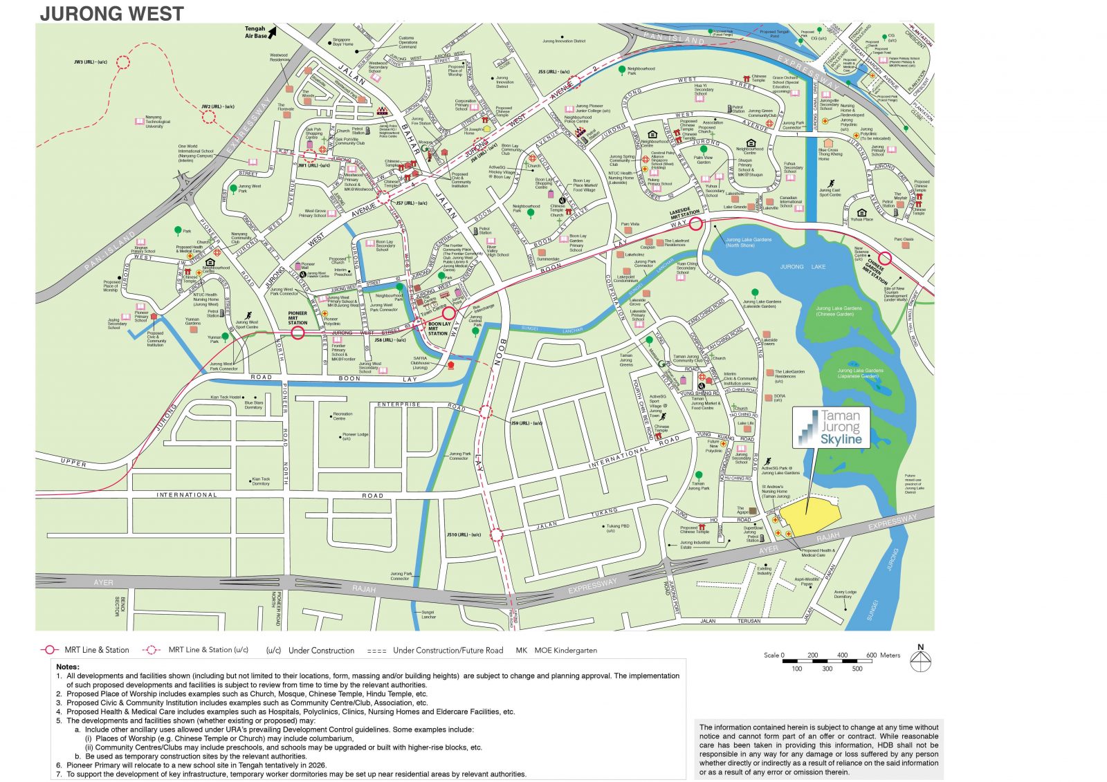 Taman Jurong Skyline Location