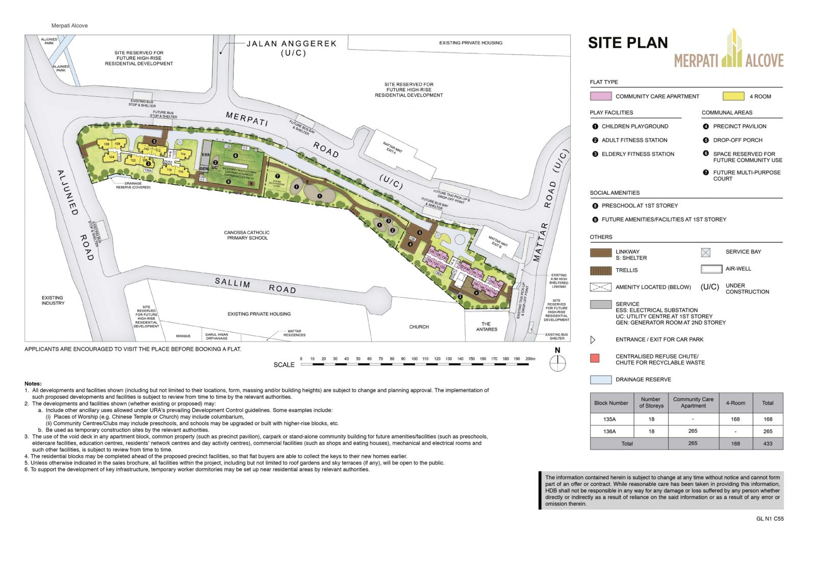 Merpati Alcove Site Plan