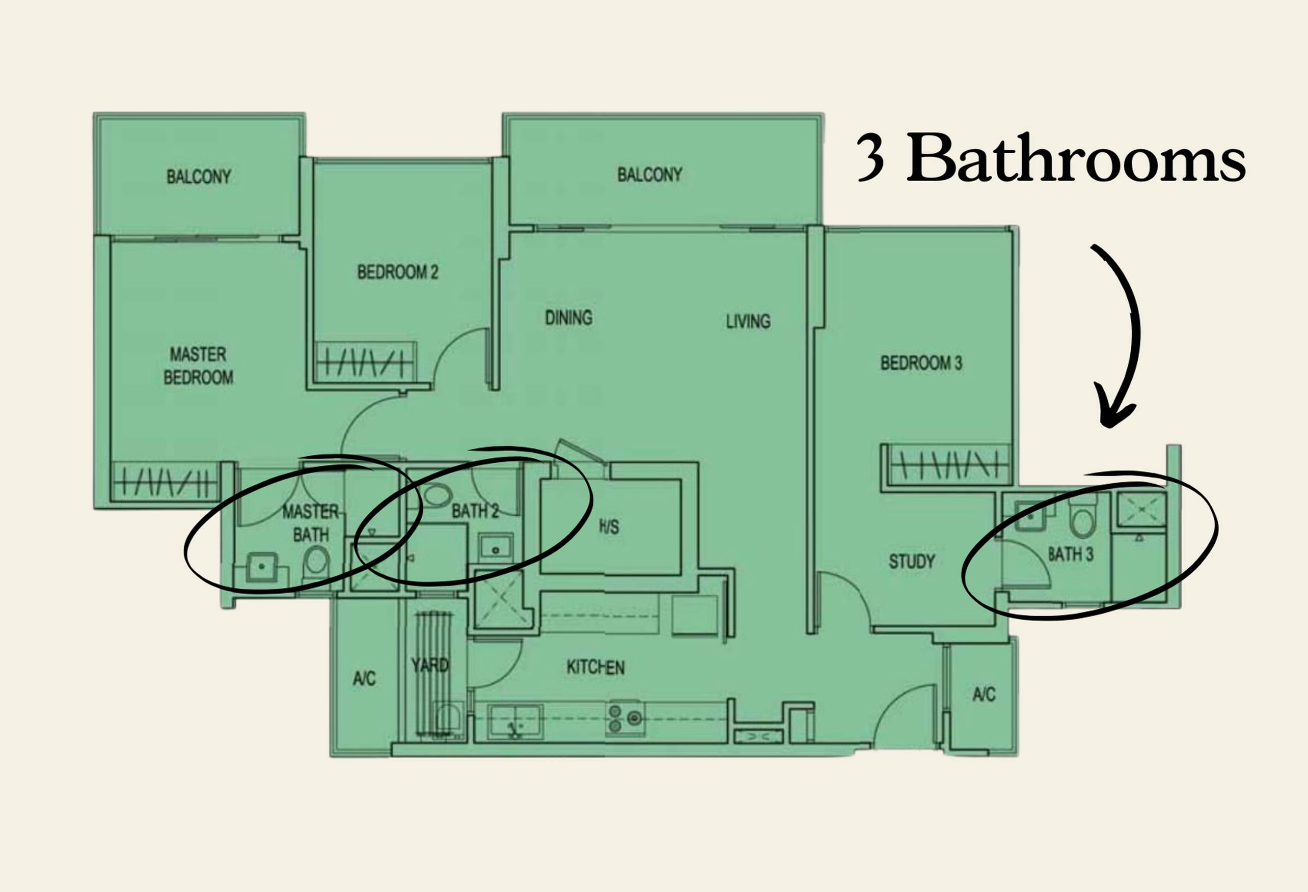 5 Rare HDB Flats You Won't Find Anywhere Else (Gated Access And 3 Bathrooms!)