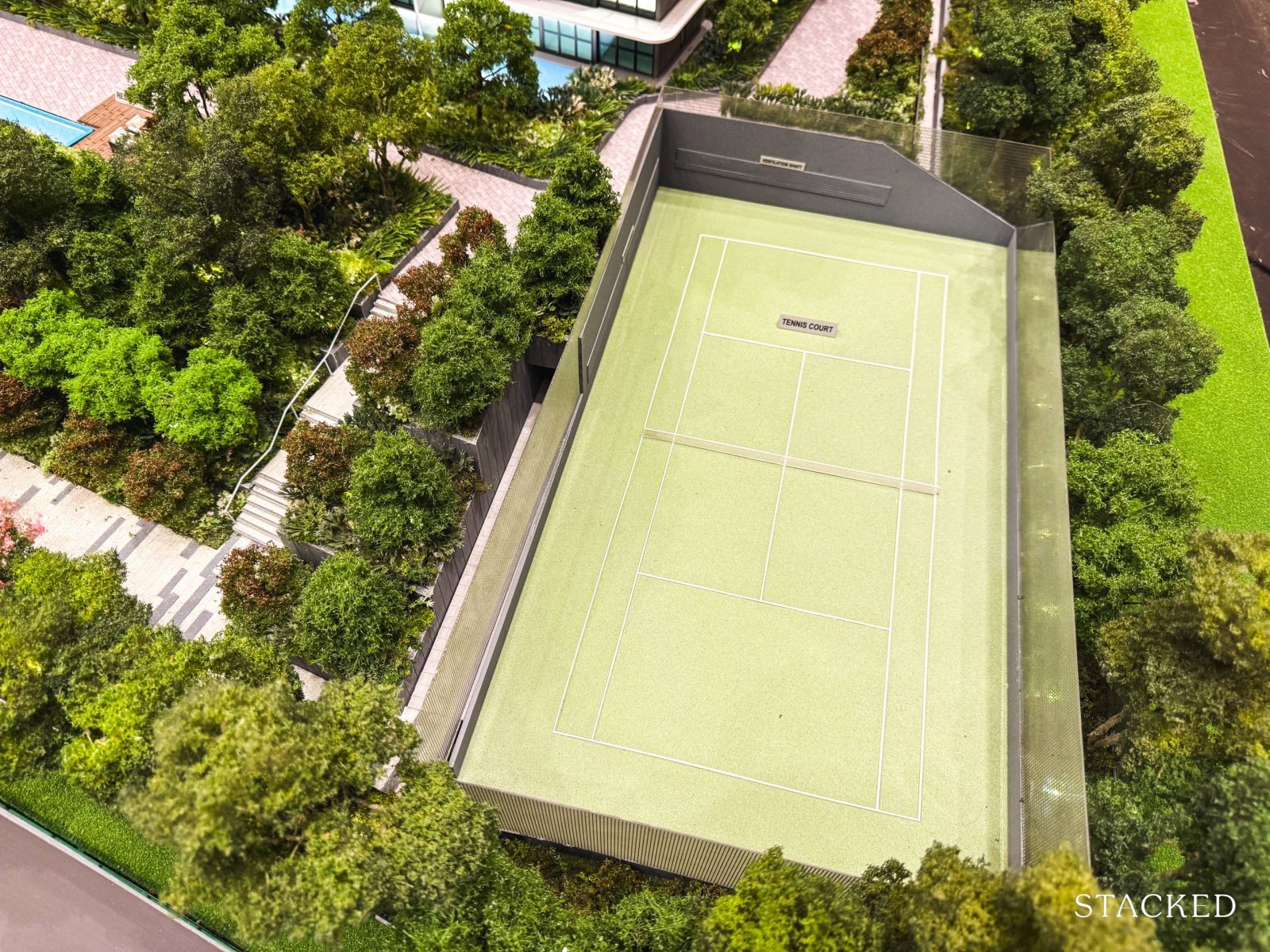 18. Chuan Park Model Tennis Court