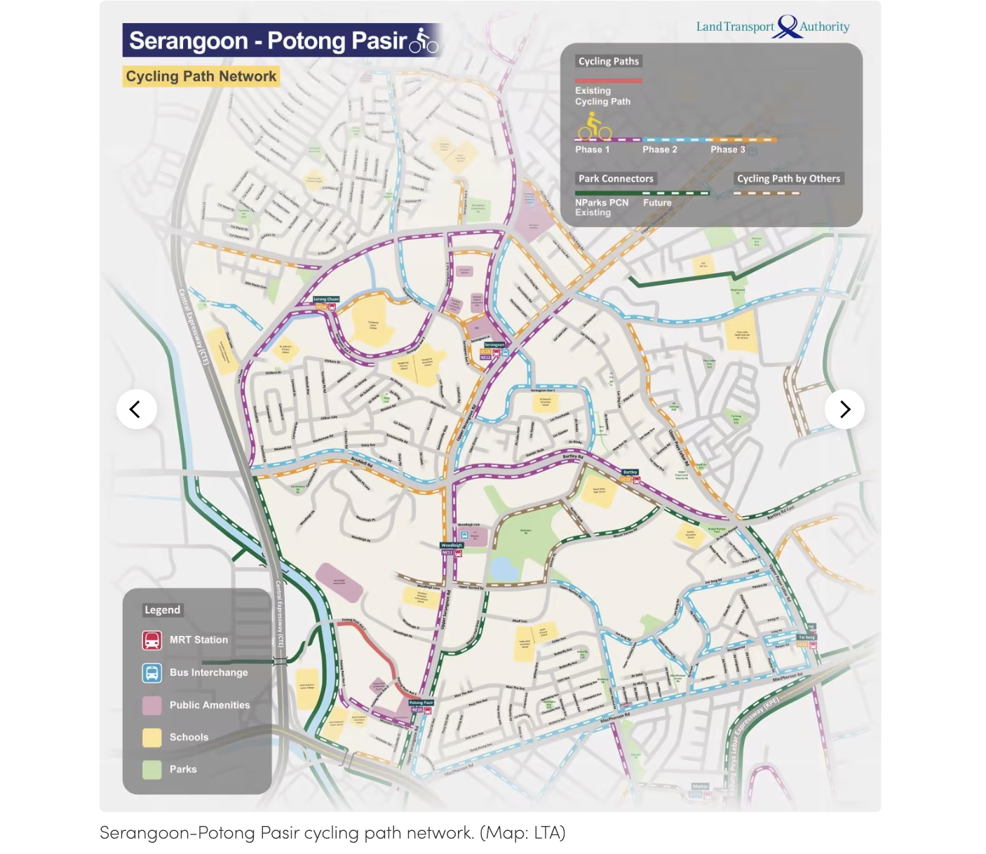 35. Chuan Park Updated Cycling routes