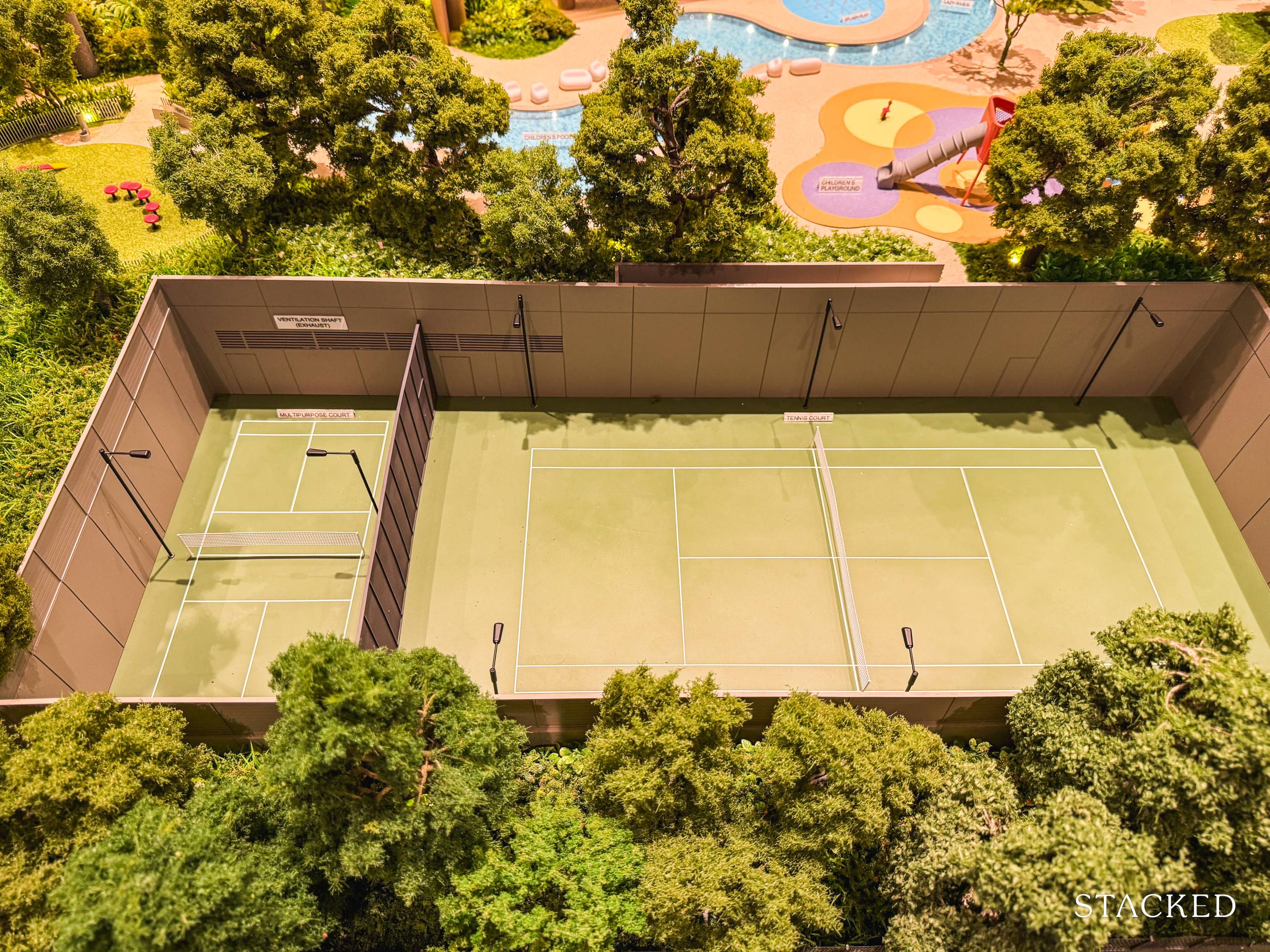 Nava Grove Model Tennis Court 1