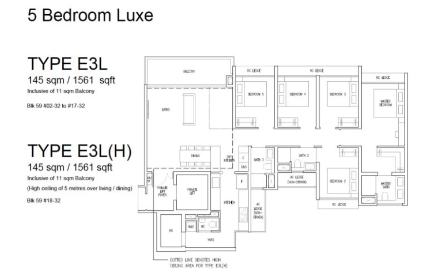 73. Emerald of Katong 5 Bedroom Luxe Layout