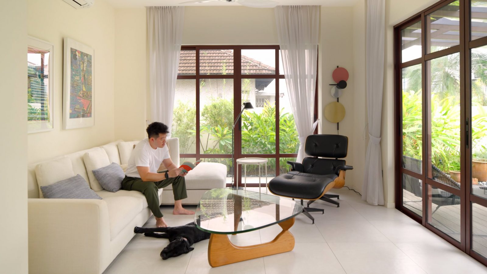 A Familys 1950s Mid Century Restored Home With Curated Artwork Singapore 6