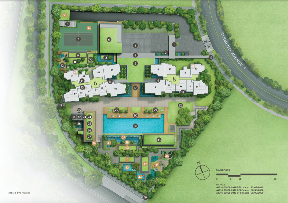 clavon site plan