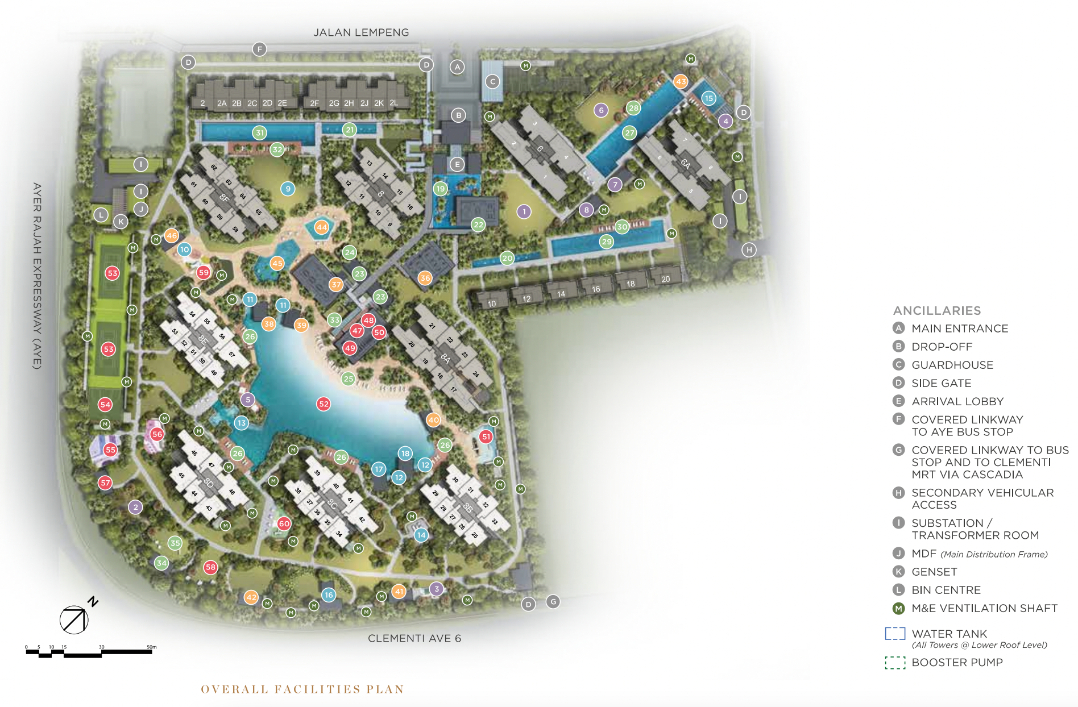 parc clematis siteplan