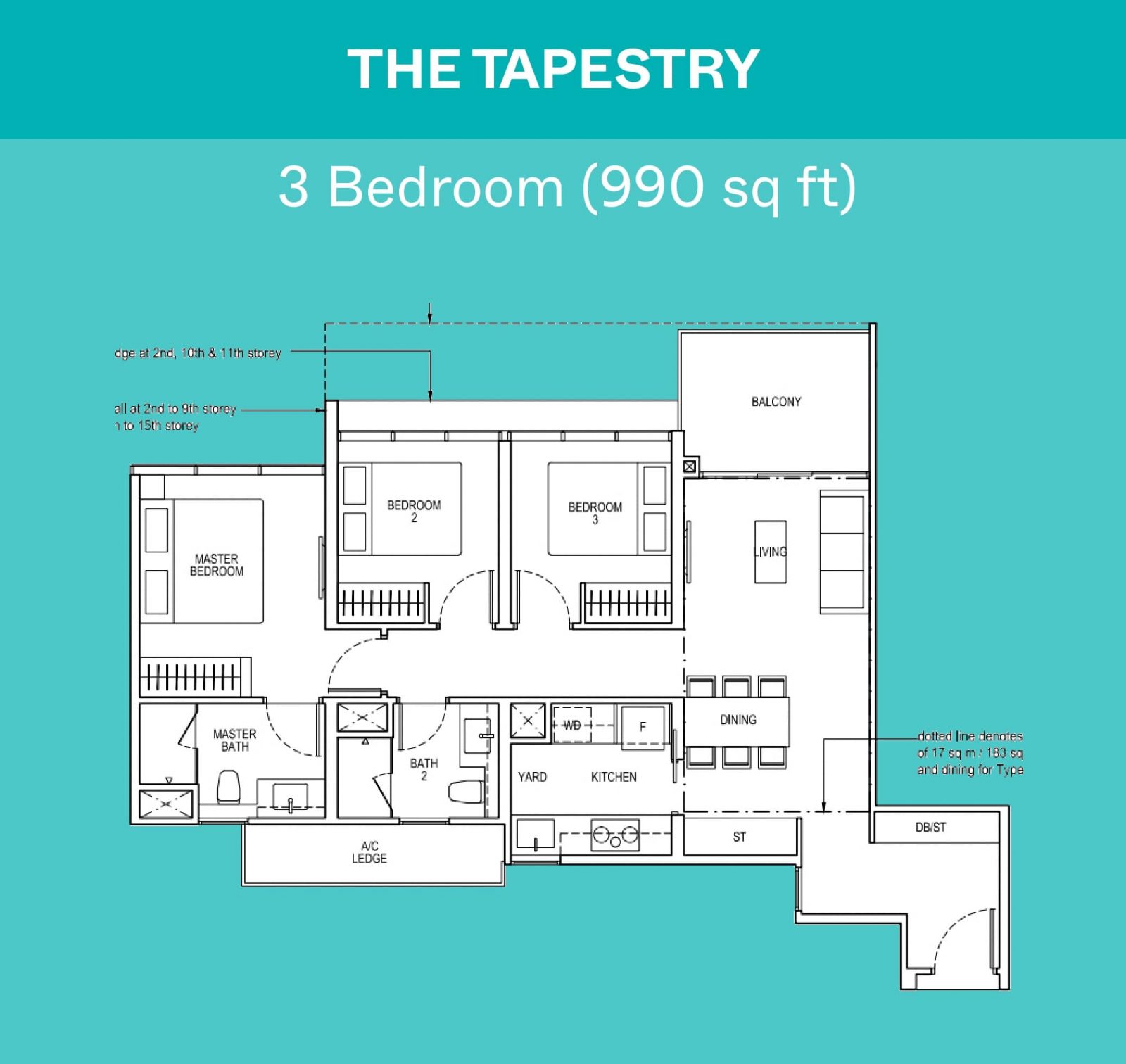 The tapestry floor plan