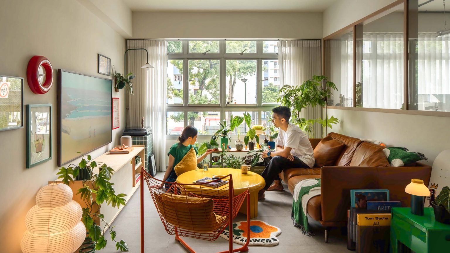 A Creative Duo Built Their Vibrant Home With DIY Furniture | Singapore 1