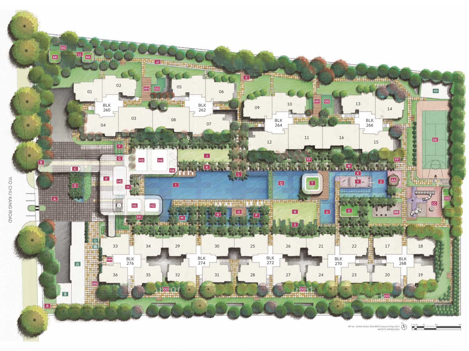 hundred palms siteplan