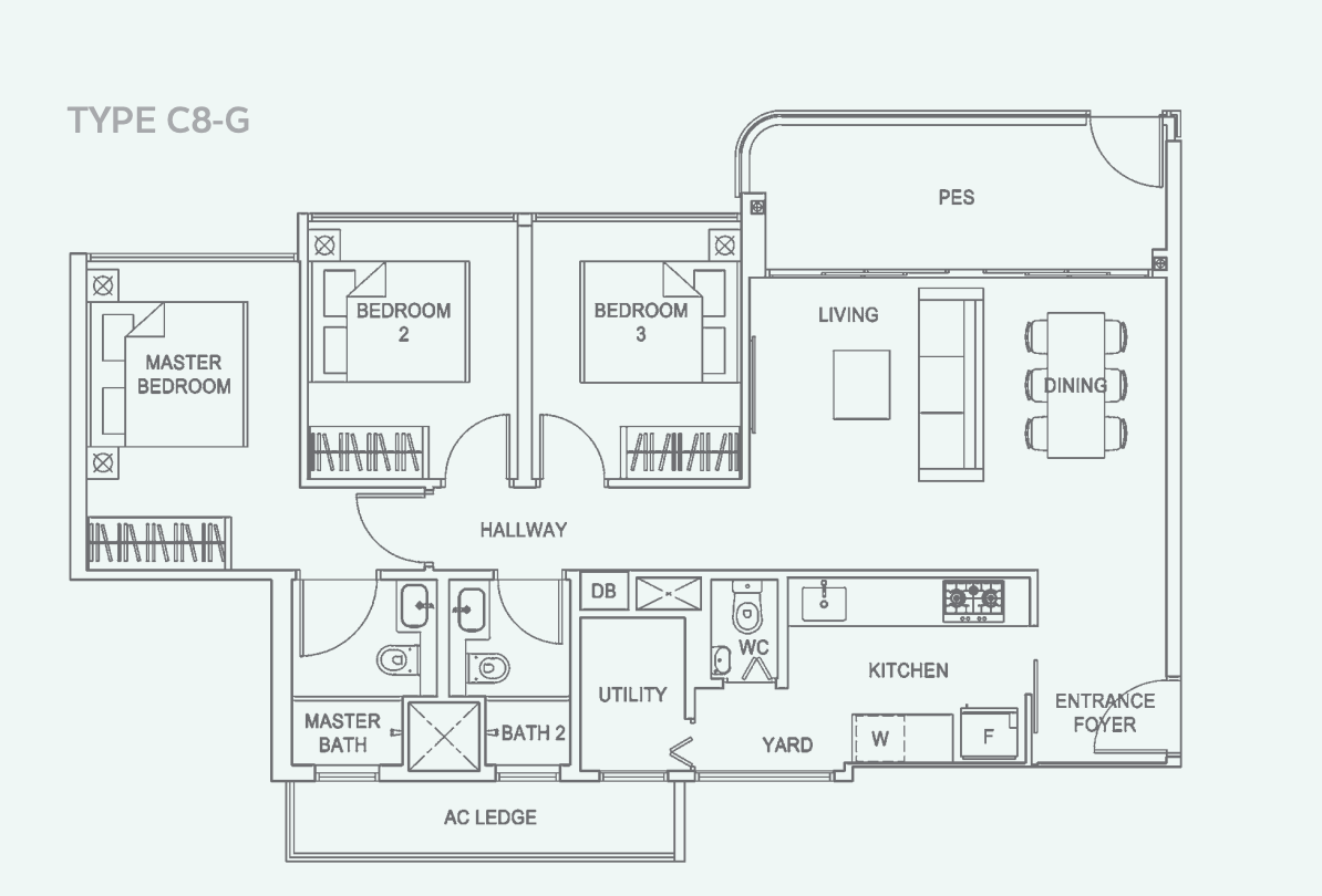 hundred palms floorplan