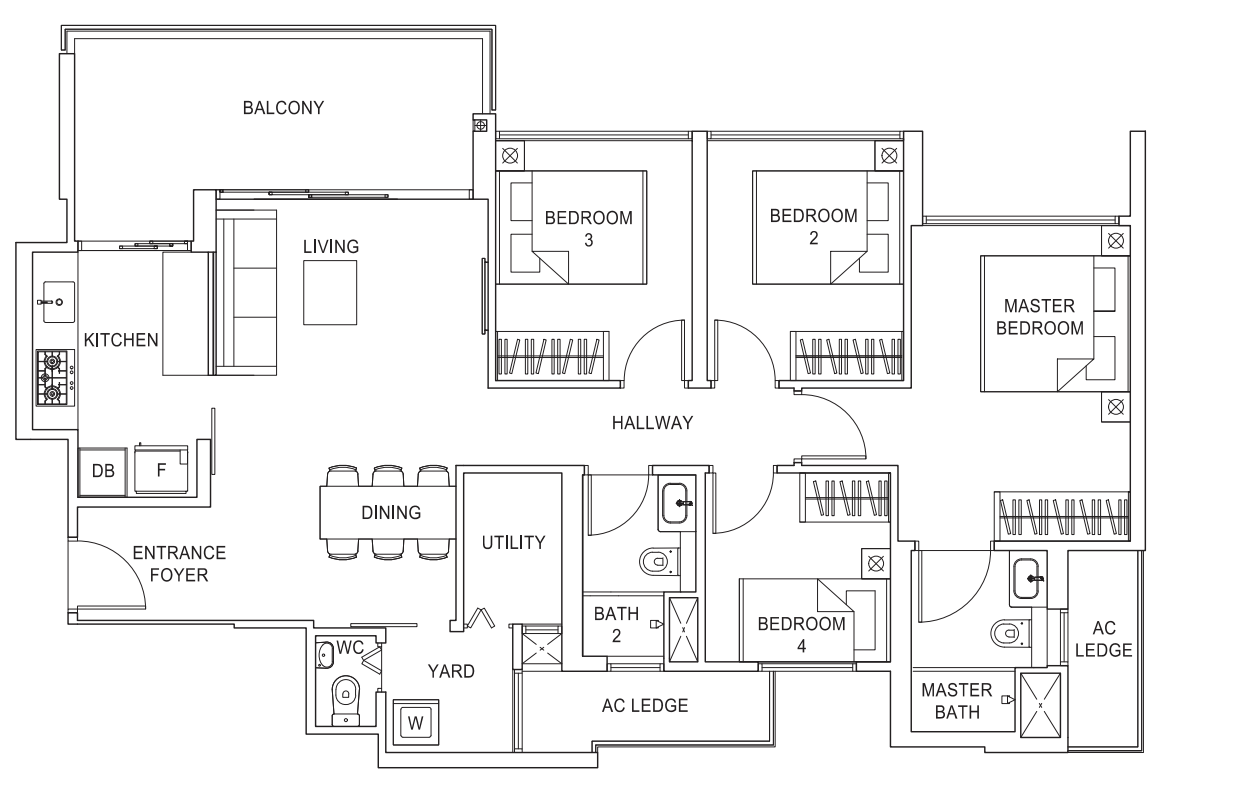 rivercove residences floorplan