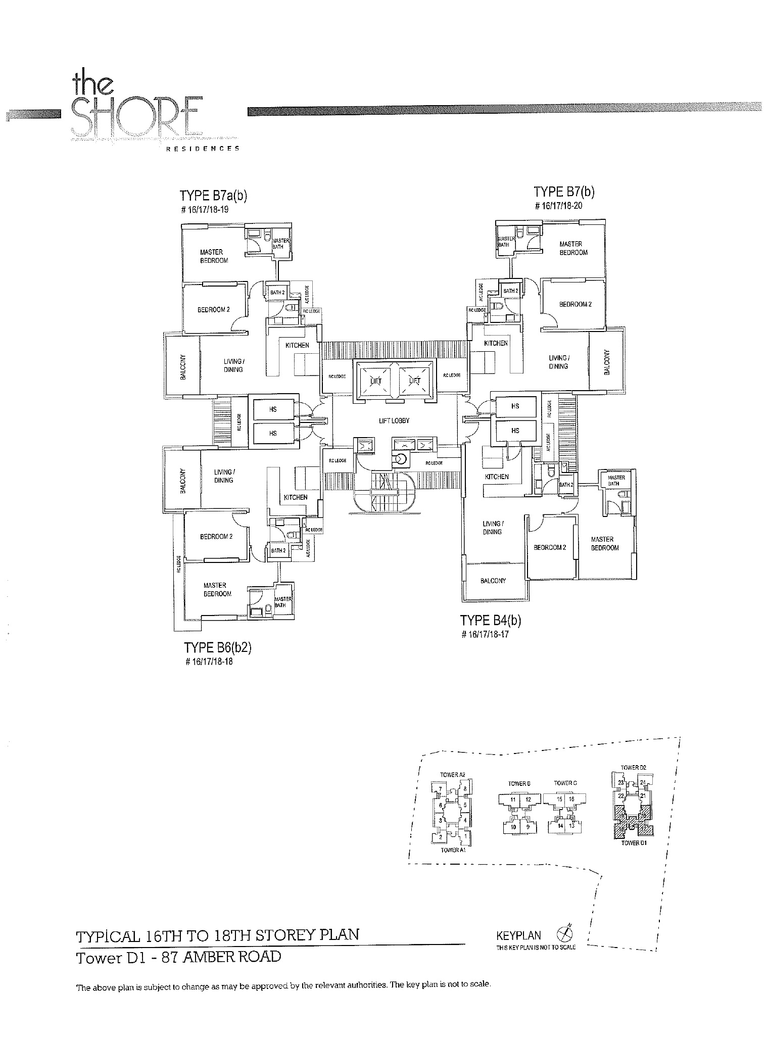 The Shore Residences 2 Bedroom Floor Plan 2