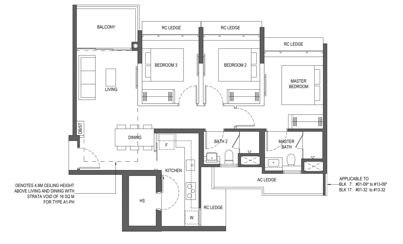 lumina grand 3 bedder