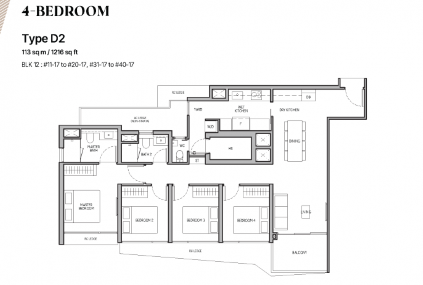 1. The orie 4BR Layout