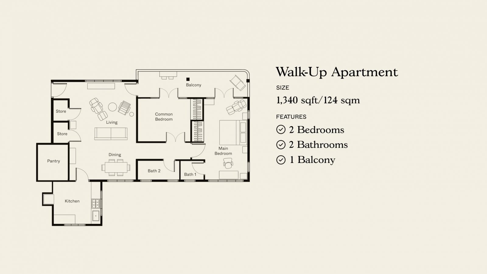 Inside A 1930s Walk Up Apartment In The Middle Of Nature 2