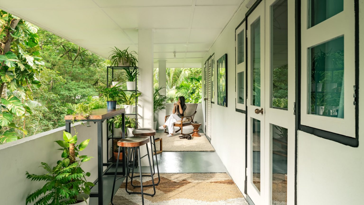 Inside A 1930s Walk Up Apartment In The Middle Of Nature