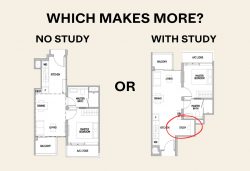 1br vs 1br+study