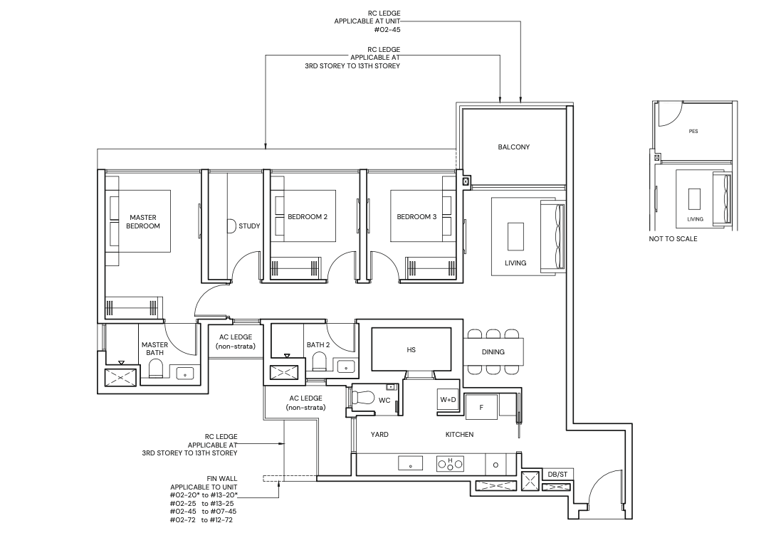 1. Parktown 3BRS Layout