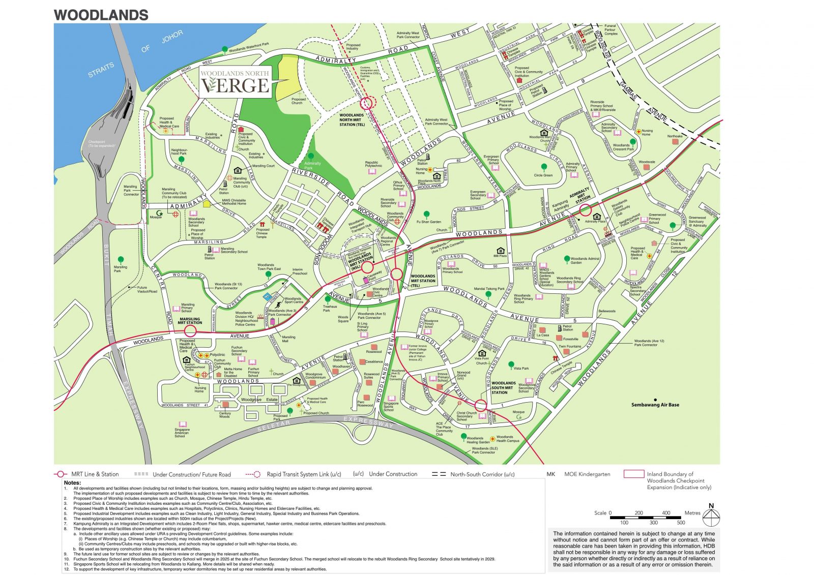 Woodlands North Verge Location Map