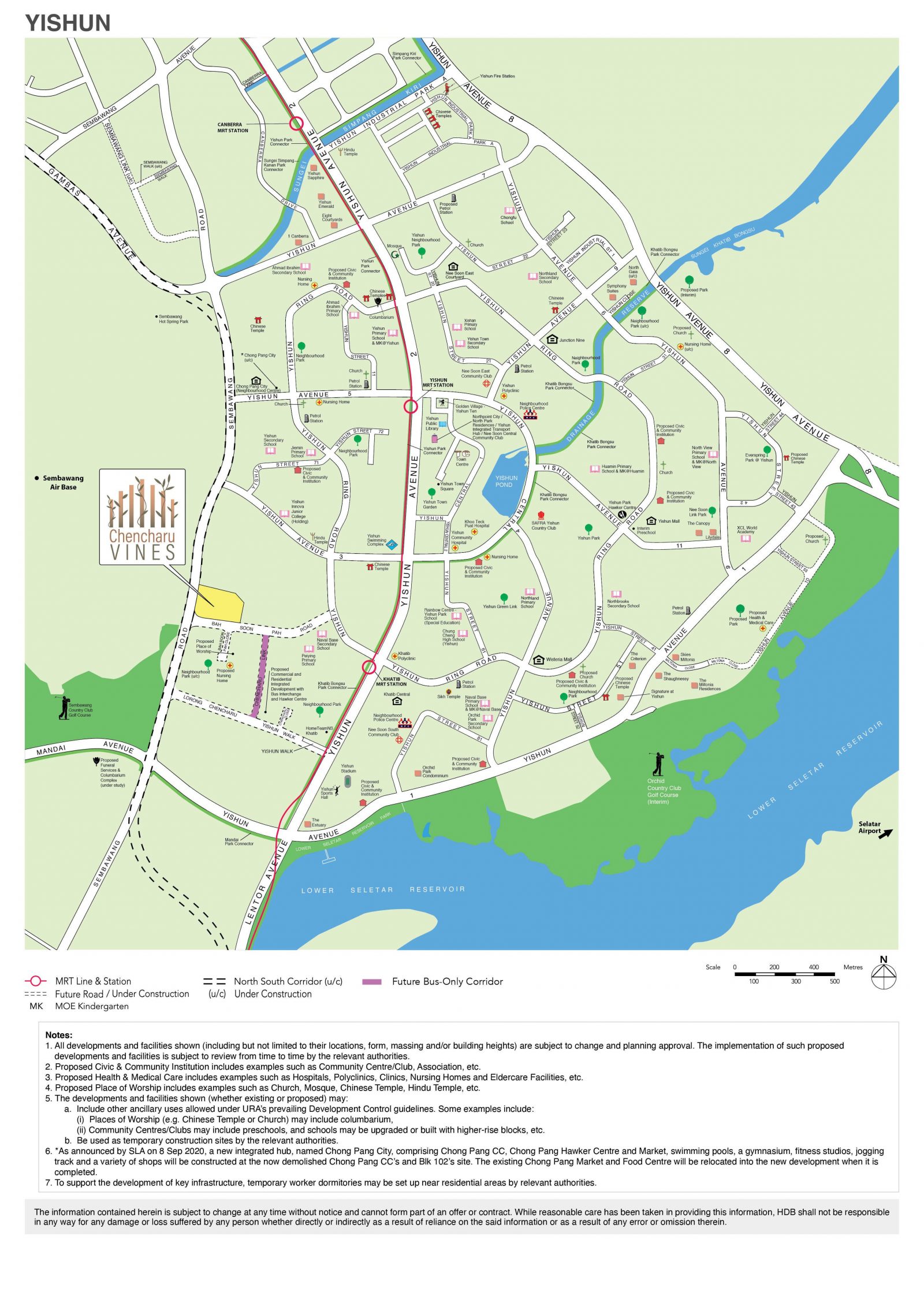 Chencharu Vines Location Map