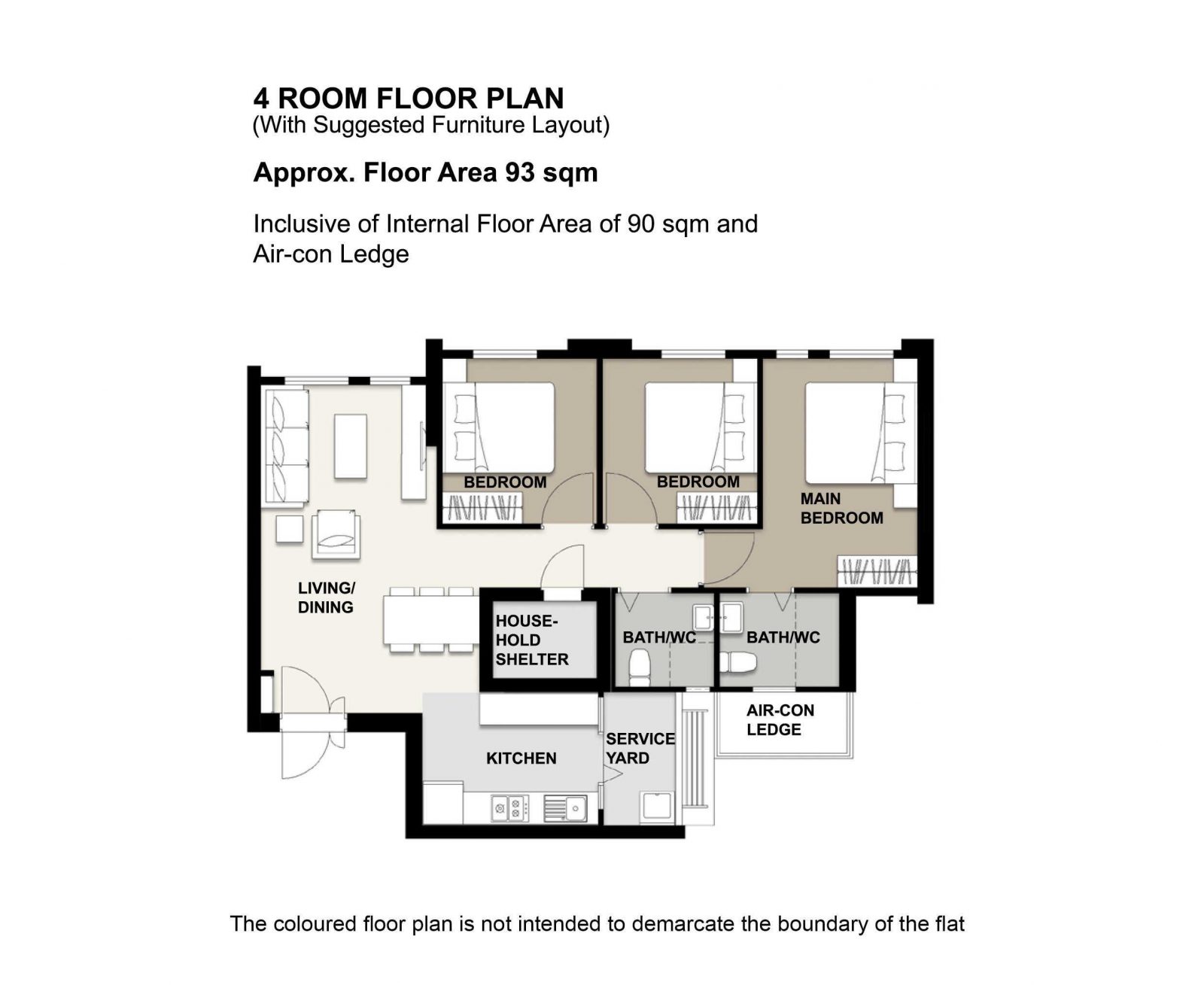 Chencharu Vines 4 Room Floor Plan