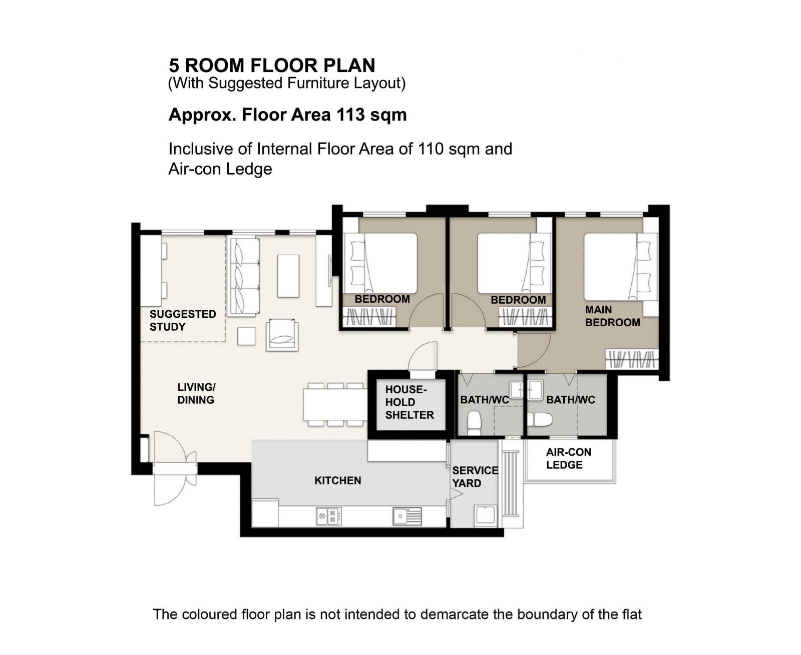 Chencharu Vines 5 Room Floor Plan 1